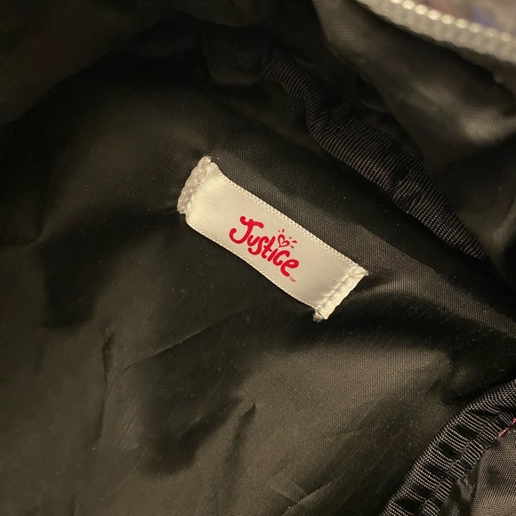 Justice sequins letter G unicorn backpack - Picture 6 of 7